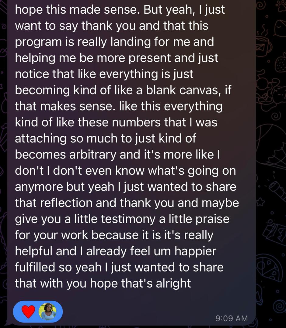 Testimonial from Eloni